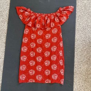 Madewell off the shoulder dress